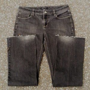 WHBM Blanc black denim jeans sz 10R